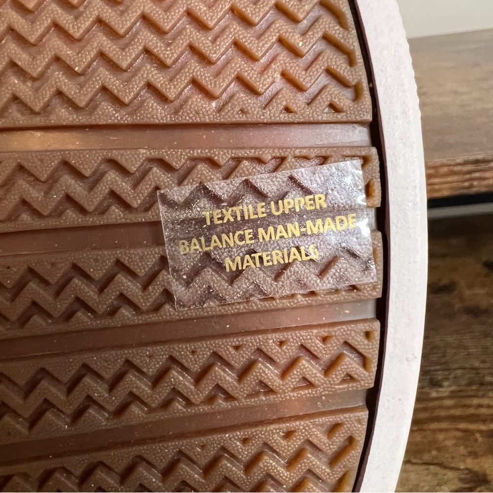 canvas mules slip on shoes tan white stripes Spenco Santa Rosa women's 9 - Picture 12 of 14